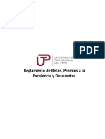 Reglamento de Becas Premios A La Excelencia y Descuentos PDF