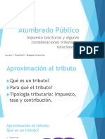 Aspectos Tributarios Del Alumbrado Público. Dra. Laureen González