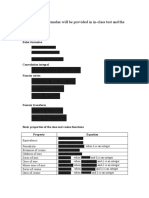 The Following Formulae Will Be Provided in In-Class Test and The Final Exam