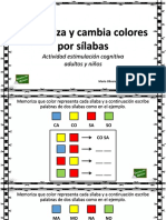 Cambia Colores Por Silabas y Aprende PDF
