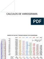 Calculos de Variograma