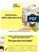 ABNT NBR 6023: Norma para referências bibliográficas