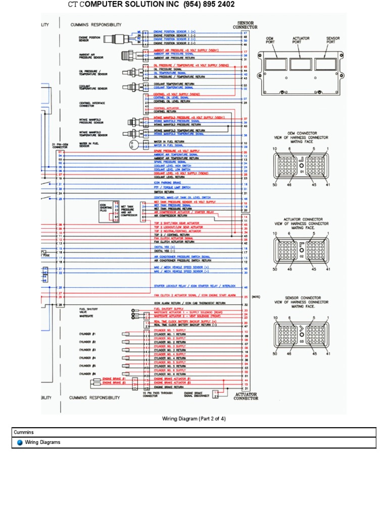 Diagramas Electrico de CUMMINSWiring PDF PDF