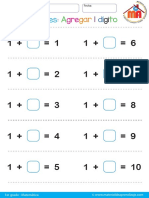 001 Sumas 1er Grado Agregar 1 Dígito Fácil PDF