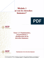 1.3 Fundamentos, Características y Clasificación de Los Derechos Humanos