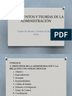 Diapositivas - Unidad Ii - Principios de La Administración