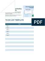 To-Do List Template: Task 1 Task 2 Task 3 Task 4 Task 5 Task 6