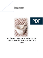 GUIA DE TRABAJOS PRACTICOS TECNOLOGIA FARMACEUTICA