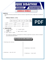 Función Trigonométrica de Ángulo Doble para Quinto de Secundaria PDF