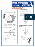 La Parabola Geometría Analítica para Quinto de Secundaria PDF