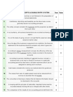 Accounting CONCEPTS Multiple Choice Questions