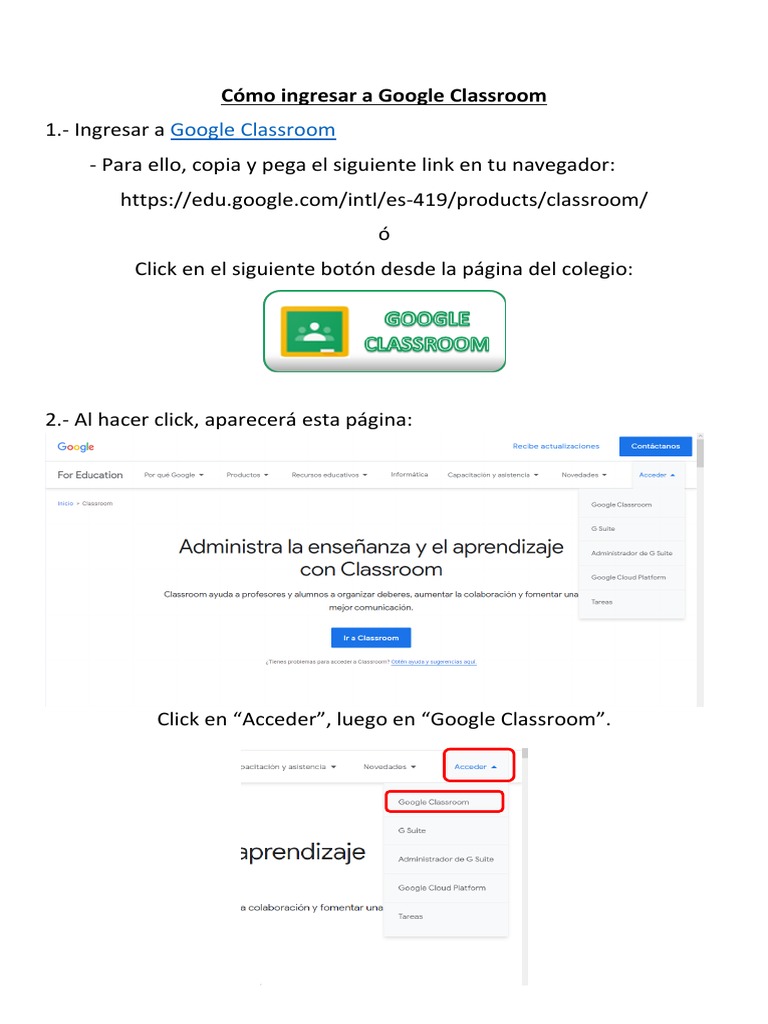 AYUDA DE CLASSROOM visual data 3