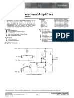 Low Noise Operational Amplifiers: Datasheet