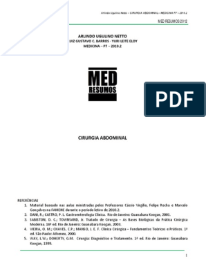 PDF) Obliteração do reto e canal anal como complicação da  retossigmoidectomia anterior com anastomose colorretal baixa: relato de caso