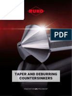 Taper and Deburring Countersinkers