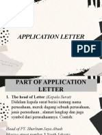 APPLICATION LETTER SMK Xii