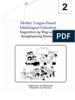 Mother Tongue-Based Multilingual Education: Kagamitan NG Mag-Aaral Sinugbuanong Binisaya