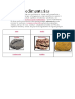 Rocas Sedimentarias