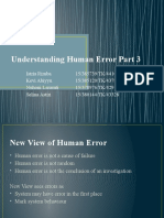 Understanding Human Error Part 3