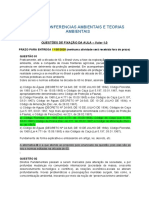 Atividade - Direito Ambiental - CONFERENCIAS AMBIENTAIS E TEORIAS AMBIENTAIS