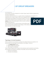 Types of Circuit Breakers PDF