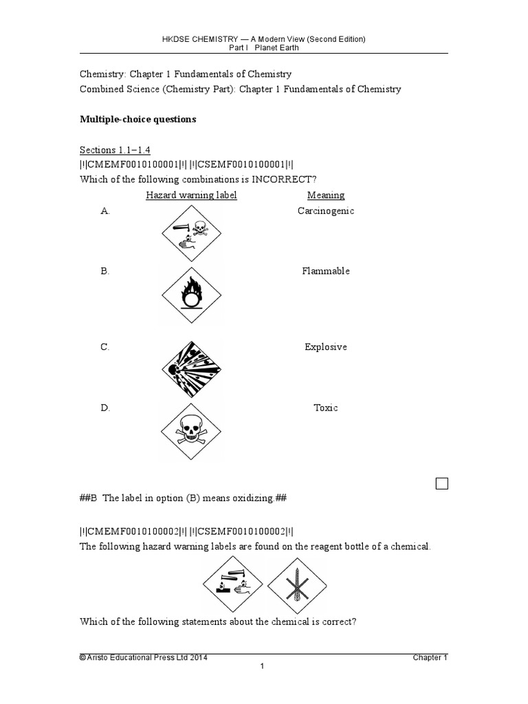 2006 HIGHER CHEMISTRY MULTIPLE CHOICE WORKED ANSWERS PDF visual data 2