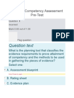 Conduct Competency Assessment