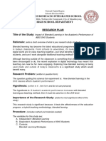 Sample Research Plan PDF
