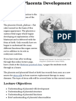 Placenta Development Lecture 2018 PDF