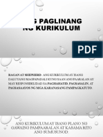 Ang Paglinang NG Kurikulum