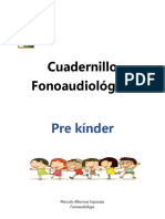 Cuadernillo Pre Kinder