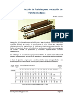 Criterios de Elección de Fusibles para Protección de Transformadores. Andres Granero PDF