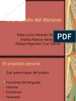 Propósitos y funciones del discurso