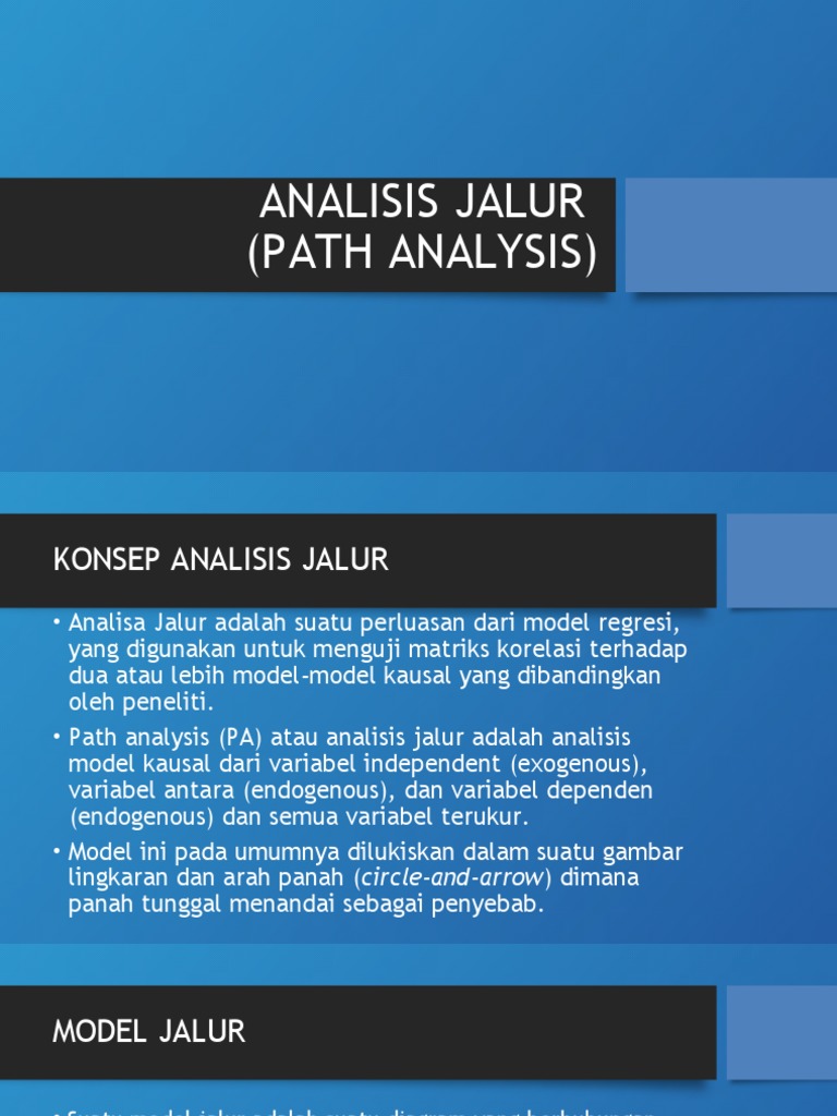 Analisis Jalur