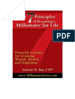 7 Principles of Becoming A Millionaire For Life