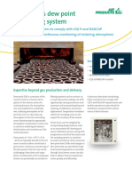 Continuous Dew Point Monitoring System