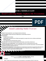 Retail Leadership Studio Sephora Me Presentation QTR KWT BAH