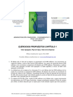 Administración financiera - Ejercicios capítulo 1