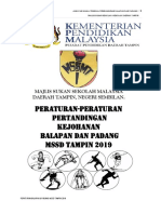 Peraturan Kejohanan Balapan & Padang MSSD Tampin 2019 PDF