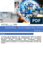 National Telecommunication Policy 1912109114