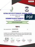 Jointly With: National Institute of Technology, Arunachal Pradesh Government College of Technology, Coimbatore