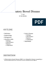 Inflammatory Bowel Disease: 7 Year DR Felix Michelo