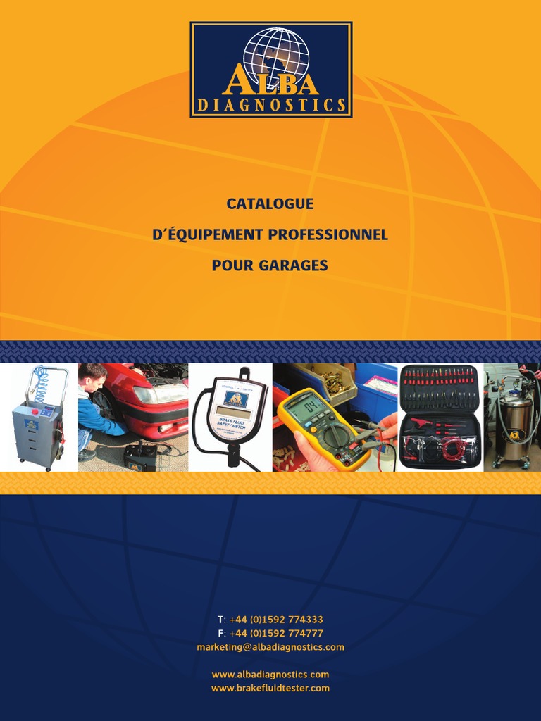 Catalogue D'equipement Pro Pour Garage, PDF, Frein