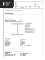 Applied Moment, Shear and Axial Loads