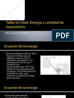 Taller Energía y Cantidad de Movimiento PDF