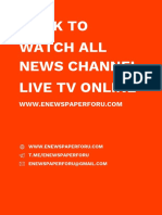 Watch All News Channels Live TV Online