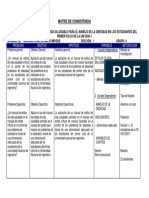 Matriz de Consistencia