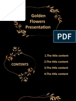 Golden Flowers Presentation