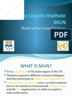 Juarez Lincoln Institute MUN: Model of The United Nations