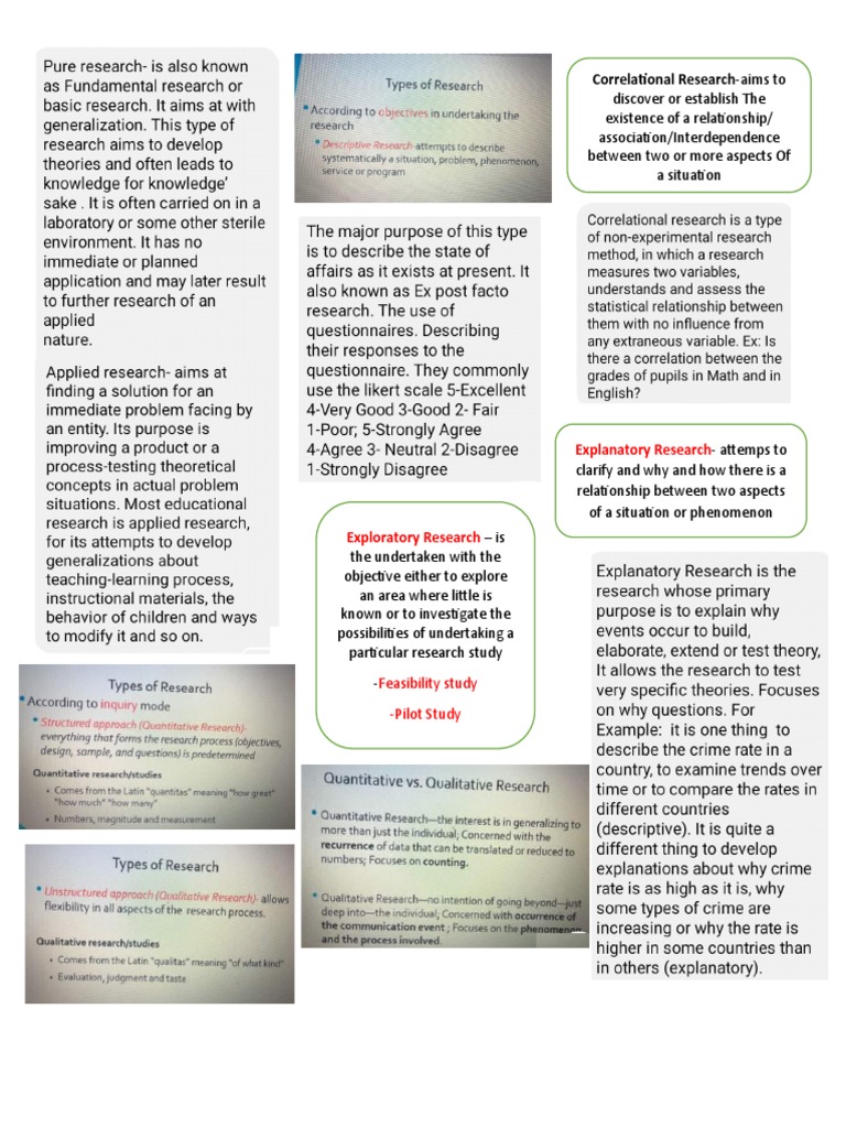 Explanatory Research Correlational ResearchAims To PDF